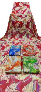 Somali Bridal Dirac Set 100% Silk Plain Woven Eco-Friendly Luxury Traditional <b>Wedding</b> Wear <b>for</b> Girls - Product Image 3