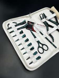 Ensemble d'outils d'extension de cheveux en acier inoxydable personnalisés, y compris pinces à micro-maillons, pinces, boucles de ciseaux pour usage commercial humain - Product Image 2