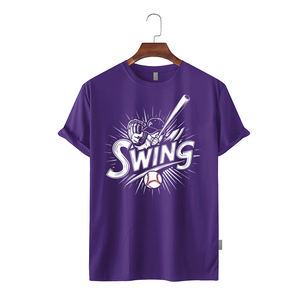 T-shirt Homme Hiver 2026 100% Coton Manches Courtes Col Rond Grande Taille Options Personnalisées sur le Devant Écologique Séchage Rapide Service OEM - Product Image 4