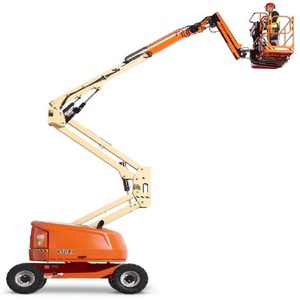 Élévateur télescopique portable 10m 12m 24m à 50m remorquage derrière petit ascenseur d'homme de boom livraison rapide et bas prix à vendre - Product Image 1