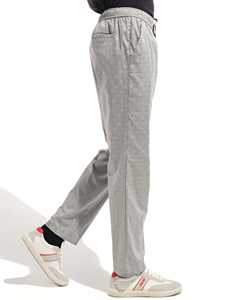 Pantalones de chándal de algodón de gran tamaño con logotipo personalizado para hombre - Product Image 4