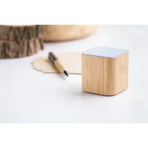 Altoparlante Ecologico in Bambù Cuboo, Gadget Sostenibile in Legno, Modello Cina 42208_AP800532 - Product Image 3