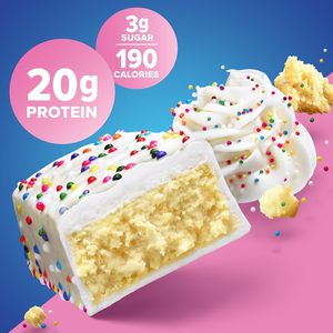 Pure Protein Birthday Cake Protein <b>Bars</b> – 20g Protein, 3g Sugar, 190 Calories (12 count) - Product Image 4