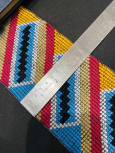 Cinta Jacquard bordada con patrón geométrico Premium, longitud personalizada, artesanía decorativa duradera, ropa de costura al por mayor - Product Image 3