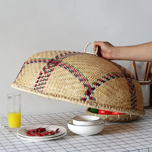 Couverture de nourriture en bambou tissée à la main-Ustensiles de cuisine personnalisés, écologique et sans danger pour la santé VIET FARGIMEX - Product Image 6