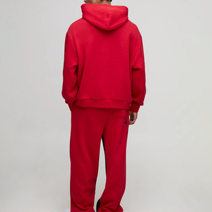 Conjunto Deportivo de Sudadera con Capucha y Pantalones Deportivos para Hombre, Corte Regular, Color Personalizado, Estampado de Estrella Invernal, Ropa Deportiva Informal - Product Image 2