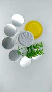 ฟิล์มซีลอะลูมิเนียม SAM LAN PS ปลอดสารพิษ ปิดผนึกด้วยความร้อน (แบบสองชิ้น) ฝาปิดขวดอะลูมิเนียมฟอยล์ - Product Image 4