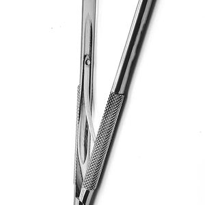 Venta caliente Castroviejo Barraquer Micro Agujas Portaagujas Carburo de tungsteno 12cm Alemán Acero inoxidable Castroviejo Portaagujas - Product Image 6