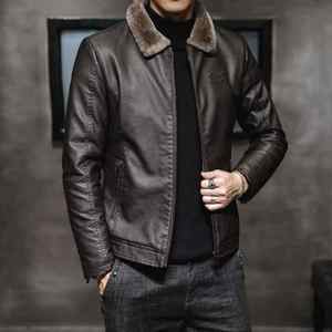 Veste de moto d'hiver décontractée pour hommes Bomber en toile de taille personnalisée à la mode avec col montant Produit populaire - Product Image 4