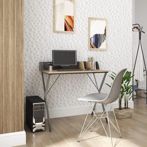 <span class=keywords><strong>Escritorio</strong></span> de Oficina Plegable de Melamina con <span class=keywords><strong>Esquina</strong></span> Móvil, Mesa Pequeña para Computadora para el Hogar - Product Image 3
