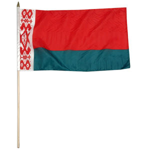 Drapeau de vague national d'<span class=keywords><strong>Andorre</strong></span> à main personnalisé en polyester 100% - Product Image 3