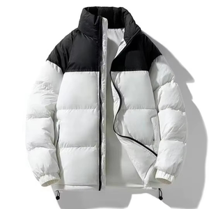 Vente de produits haut de gamme Vestes bouffantes imperméables coupe-vent à col montant en toile de haute qualité pour hommes Toutes tailles Couleurs quantité minimale de commande bas - Product Image 6