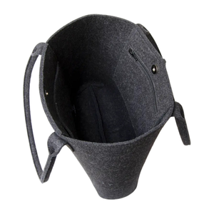 Sac Fourre-Tout en Feutre Personnalisable pour Femmes avec Poche Intérieure pour Étudiants-Prix du Vietnam - Product Image 5