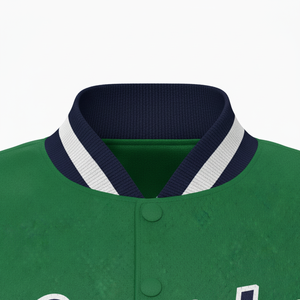 Chaqueta universitaria de moda de alta calidad, logotipo de equipo universitario personalizado, soporte de bordado frontal, a prueba de viento, calle principal Unisex para hombres - Product Image 4