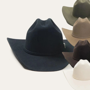 Sombrero de Vaquero Vintage de Poliéster de Alta Calidad al por Mayor, con Correa para la Barbilla, para Adultos y Niños, Sombreros de Vaquero Occidentales Unisex - Product Image 3