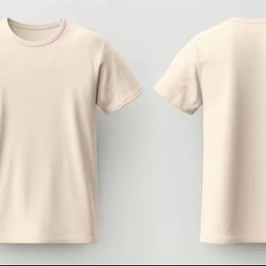 T-shirt en coton biologique pour hommes 180gsm 140gsm - Product Image 1