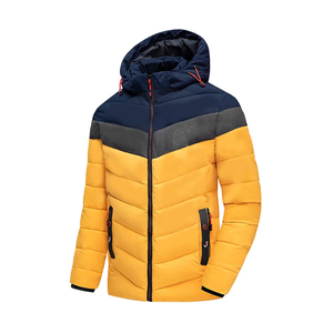Chaquetas acolchadas para hombre con logotipo personalizado Ropa de abrigo ligera y cálida para uso en invierno y al aire libre - Product Image 3