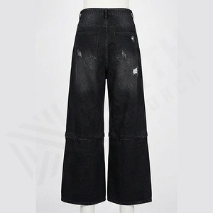 Wholesale Custom Slim Jean Pants Man High Quality Popular Customized Color <b>Denim</b> Men Washed <b>Trousers</b> Cheap Price Wholesale - Product Image 2