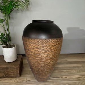 Large Ceramic Vase Ornament for Home Decoration <b>Pottery</b> & <b>Enamel</b> Product - Product Image 1