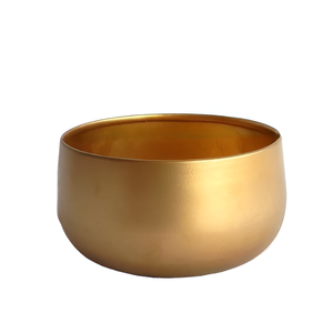 Venta al por mayor de macetas de flores de metal dorado para sala de estar, dormitorio, decoración interior del jardín del hogar al mejor precio - Product Image 1