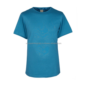 Camisetas Personalizadas de Alta Calidad, Lisas, Cuello en V, Tejidas, 100% Algodón, Transpirables, Corte Holgado, Manga Corta para Hombre - Product Image 4