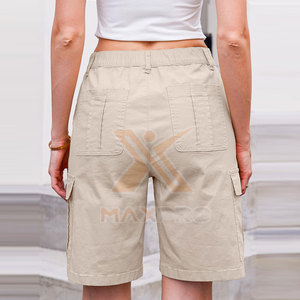 Pantalones Cortos Cargo para Mujer, Hechos a Medida, de Secado Rápido, Transpirables, de Lona 100% Algodón - Product Image 2