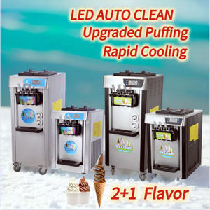 Mua công thức sữa chua đông lạnh cửa hàng tráng miệng thương mại mới nhất Froyo trái cây thực sự undercounter phổ trà mềm máy làm kem - Product Image 5