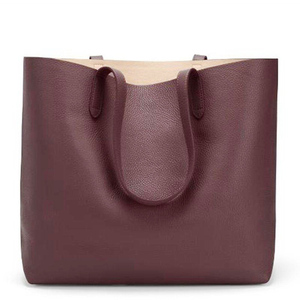 Sac à bandoulière pour femme en cuir véritable rétro personnalisé OEM, fermeture éclair portable, deux poignées, caractéristiques en polyester - Product Image 2