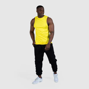 Haute qualité personnalisé sans manches Gym gilet chemise Logo personnalisé broderie impression couleur unie musculation Fitness hommes débardeur chemise - Product Image 6