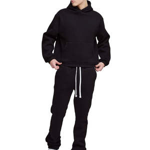 Premium Unisex Streetwear Chándal Alta calidad Personalizable Sudadera con capucha Pantalón Conjunto Transpirable Invierno Impreso Technics Gym - Product Image 1