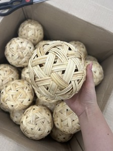 Boule de rotin vietnamienne à bon prix en rotin naturel Boule de rotin durable pour la décoration et le sport - Product Image 5
