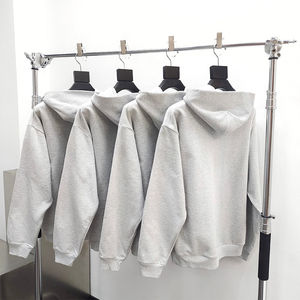 Sweat-shirt à capuche pour homme en polyester/coton de haute qualité, imprimé en relief, avec poche, streetwear, pour l'hiver - Product Image 2