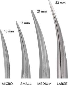 Tijeras de Cutícula Profesionales de Acero Inoxidable, Curvas y Afiladas, para Eliminar Piel Muerta, Herramienta de Manicura, para Diestros - Product Image 5