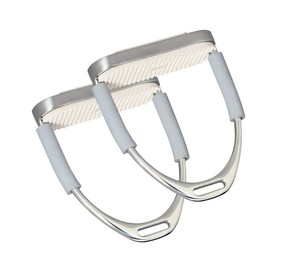 Recién llegado, estribos de caballo saltador, agarre de seguridad ajustable ligero de acero inoxidable, suministro de fábrica OEM ecuestre - Product Image 5