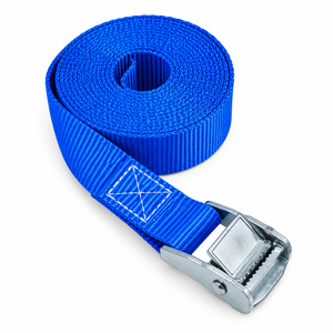 Sangle d'arrimage à boucle à came 38 mm en polyester 450 kg sans crochet pour remorque, transport de marchandises, usage intensif, fourniture d'usine, OEM - Product Image 5