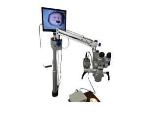 TILTABLE HEAD PORTABLE DENTAL OPERATING MICROSCOPE 5 <b>STEP</b> MAGNIFICATION 110-240V EXPORT QUALITY.. - Product Image 2
