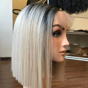 วิกผม60A ผมตรงเงางามแบบอัจฉริยะทำจากผ้าขนสัตว์สำหรับต่อผมบริสุทธิ์แนว100แบบเวียดนาม - Product Image 1