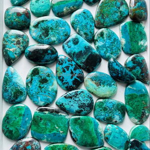 พลอยหลวมคริสโซโคลลาอัญมณี100% จากธรรมชาติสำหรับเครื่องประดับจากนักออกแบบ - Product Image 1