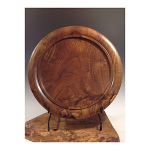 Plato de servicio de madera Natural con textura Natural, vajilla de fiesta de boda, vajilla de cocina - Product Image 2