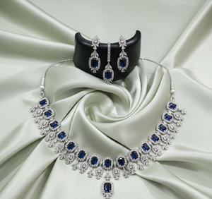 Conjunto de Collar y Aretes de Novia de Lujo para Bodas y Fiestas de Compromiso, Joyería Elegante de Estilo Tradicional para Mujer - Product Image 5