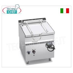 Poêle électrique, basculement manuel, capacité 80 litres, 800x900x900h - Product Image 1