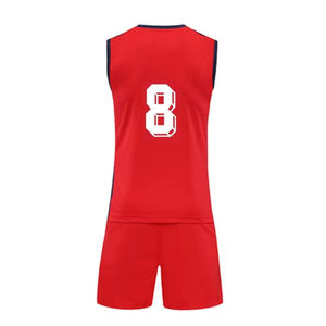 Servicio OEM, Ropa Deportiva al por Mayor, Uniformes de Voleibol, Diseña tus Propios Conjuntos sin Mangas por Sublimación para Hombre y Mujer, 100% Poliéster de Alta Calidad - Product Image 3