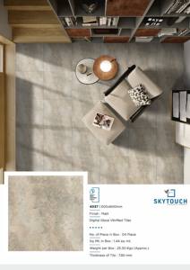 Baldosas de Porcelana con Patrón Mate Digital a Bajo Precio, Color Gris Claro, Fabricantes de Baldosas de Porcelana Mate, Baldosas Cerámicas - Product Image 5