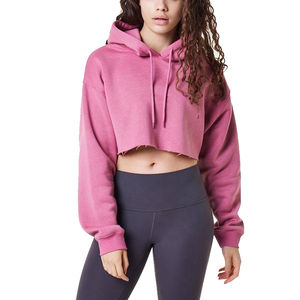 Nouveauté Top à capuche à manches longues pour femmes de qualité supérieure Fourniture directe en usine avec quantité minimale de commande bas réglable pour la saison d'hiver - Product Image 1