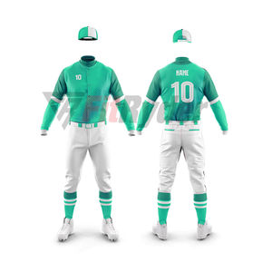Uniformes de béisbol para jóvenes de nuevo diseño, ropa de equipo de poliéster de alta calidad impresa, conjuntos de uniformes de béisbol de precio barato al por mayor - Product Image 1