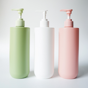 2025 HDPE 500ml Tall Plastic Bottle <b>Dispensers</b> for Cosmetics Shampoo Personal Care Products Wholesale - Product Image 2