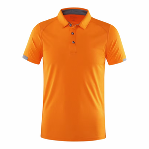 POLO de manga corta de secado rápido para deportes al aire libre y Fitness Top de solapa de malla transpirable y fresco - Product Image 5