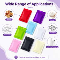 Custom Logo Bedrukt Food Spice Zakje Verpakking Stand Pp Zip Lock 3.5G 1 Pond Mylar Zakken Window Box Set Kindveilige Opslag
