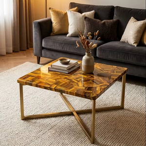 หินอาเกตขัดเงาทำมือ ลายดอกไม้ สำหรับตกแต่งบ้านหรูหรา รุ่น RE4001 - Product Image 1