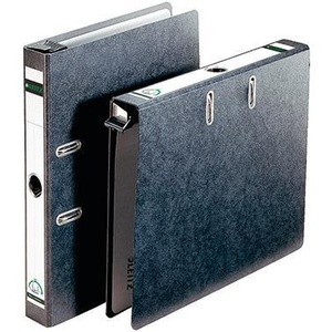 Leitz 50mm DIN <b>A4</b> Hanging File <b>Folder</b> Recycled Black Hardboard Durable LEITZ Product - Product Image 1
